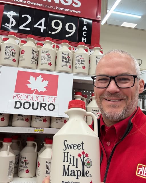 Come visit us in-store for delicious, locally sourced and awesome maple syrup from Sweet Hill Maple right here in Douro.